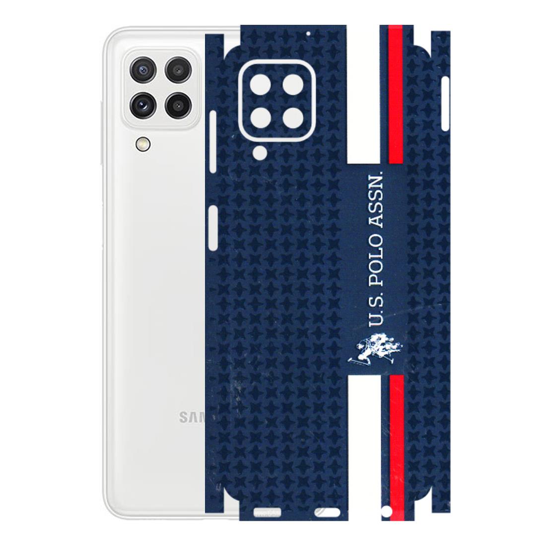 Samsung A/S Series Phone Skins (All Models) - US POLO Designer Brand - 3D Embossed Finish (L-65) Samsung Galaxy A22