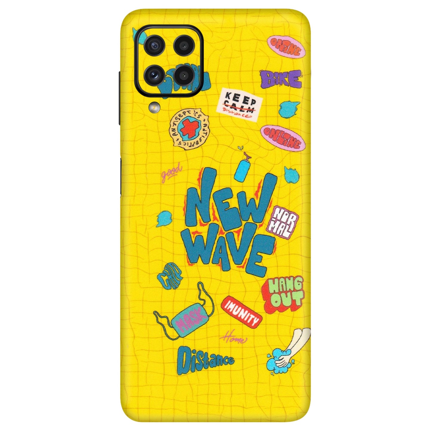 Samsung A/S Series Phone Skins (All Models) - New Wave Life - Matte Finish (M-17) Samsung Galaxy A22