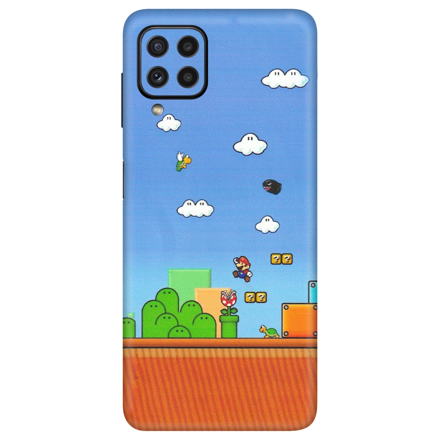 Samsung A/S Series Phone Skins (All Models) - Mario Game Scene - Matte Finish (M-24) Samsung Galaxy A22