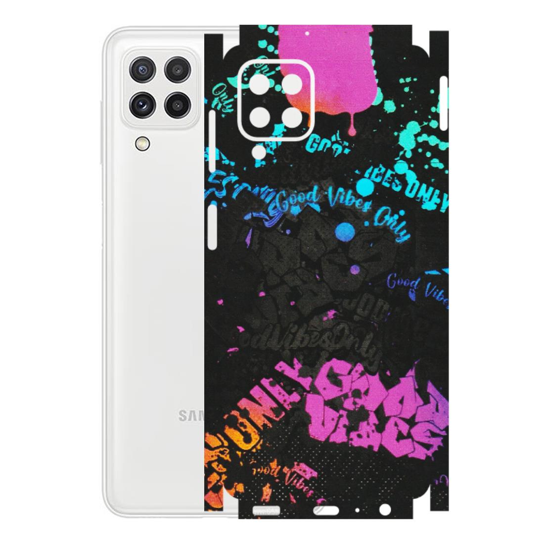 Samsung A/S Series Phone Skins (All Models) - Majestic Black Vibes - Matte Finish (M-62) Samsung Galaxy A22