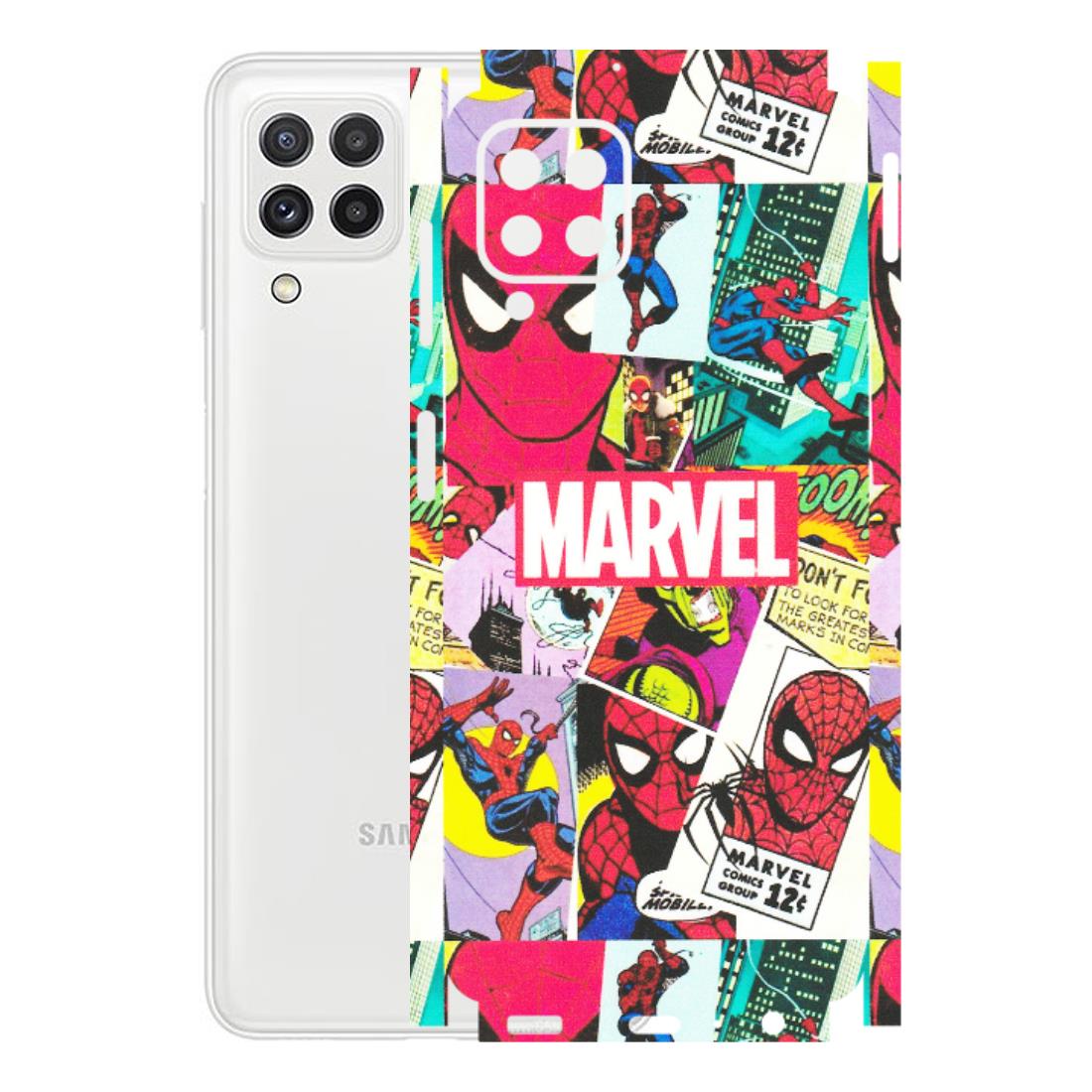 Samsung A/S Series Phone Skins (All Models) - Marvel Comic Spiderman Grafitti - Matte Finish (M-72) Samsung Galaxy A22