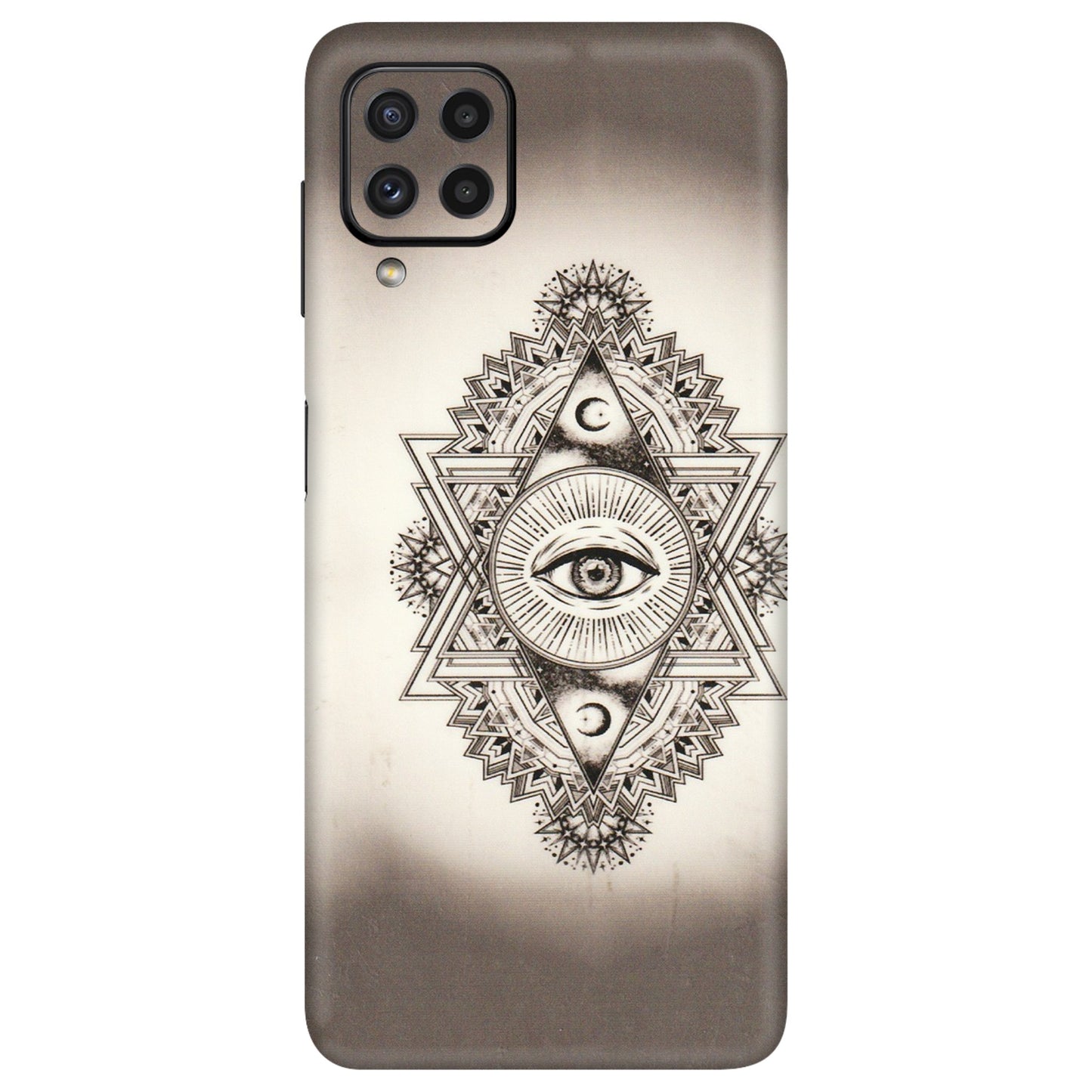 Samsung A/S Series Phone Skins (All Models) - Illuminati Great Eye - Transparent Finish (T-14) Samsung Galaxy A22