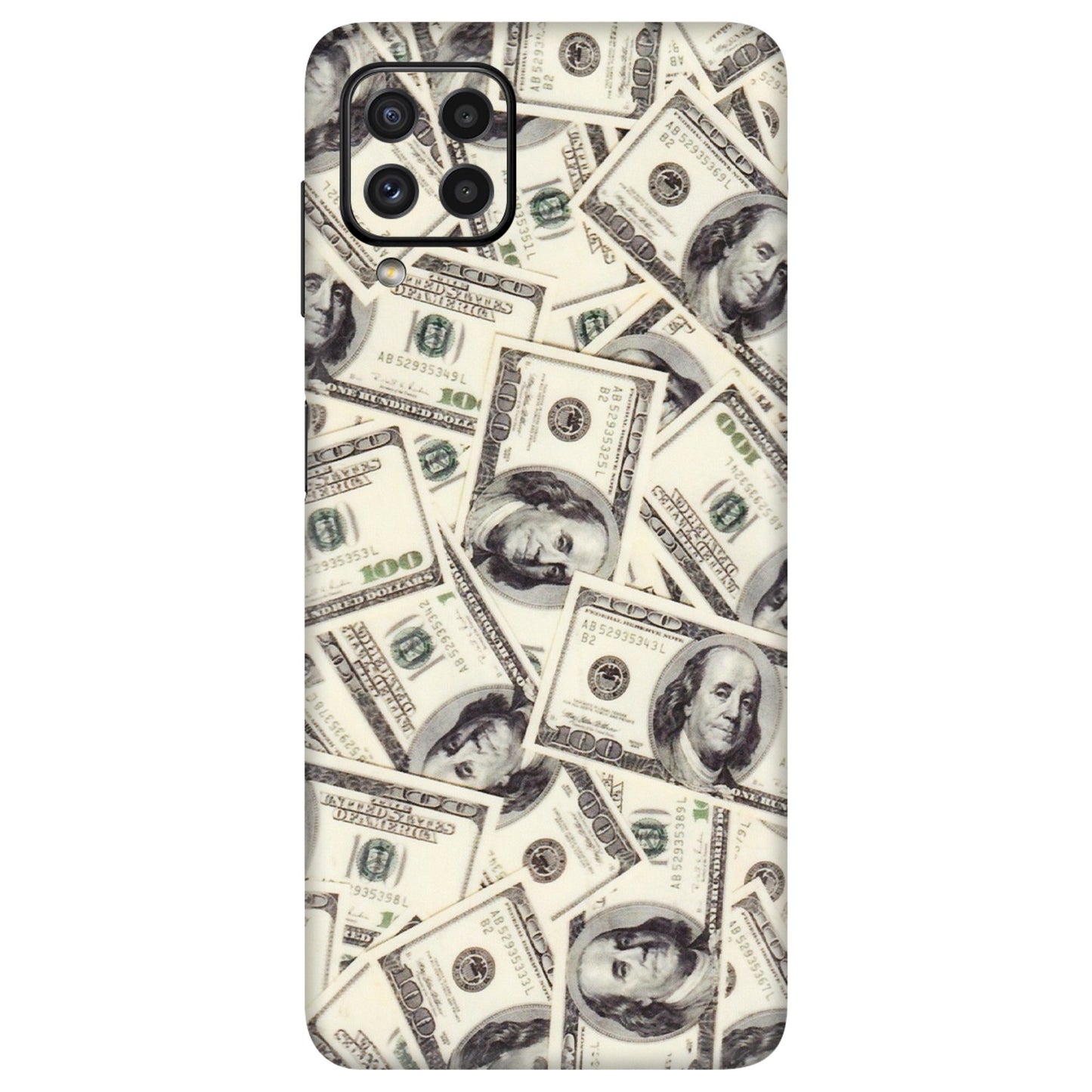 Samsung A/S Series Phone Skins (All Models) - Dollar Lover - Transparent Finish (T-17) Samsung Galaxy A22
