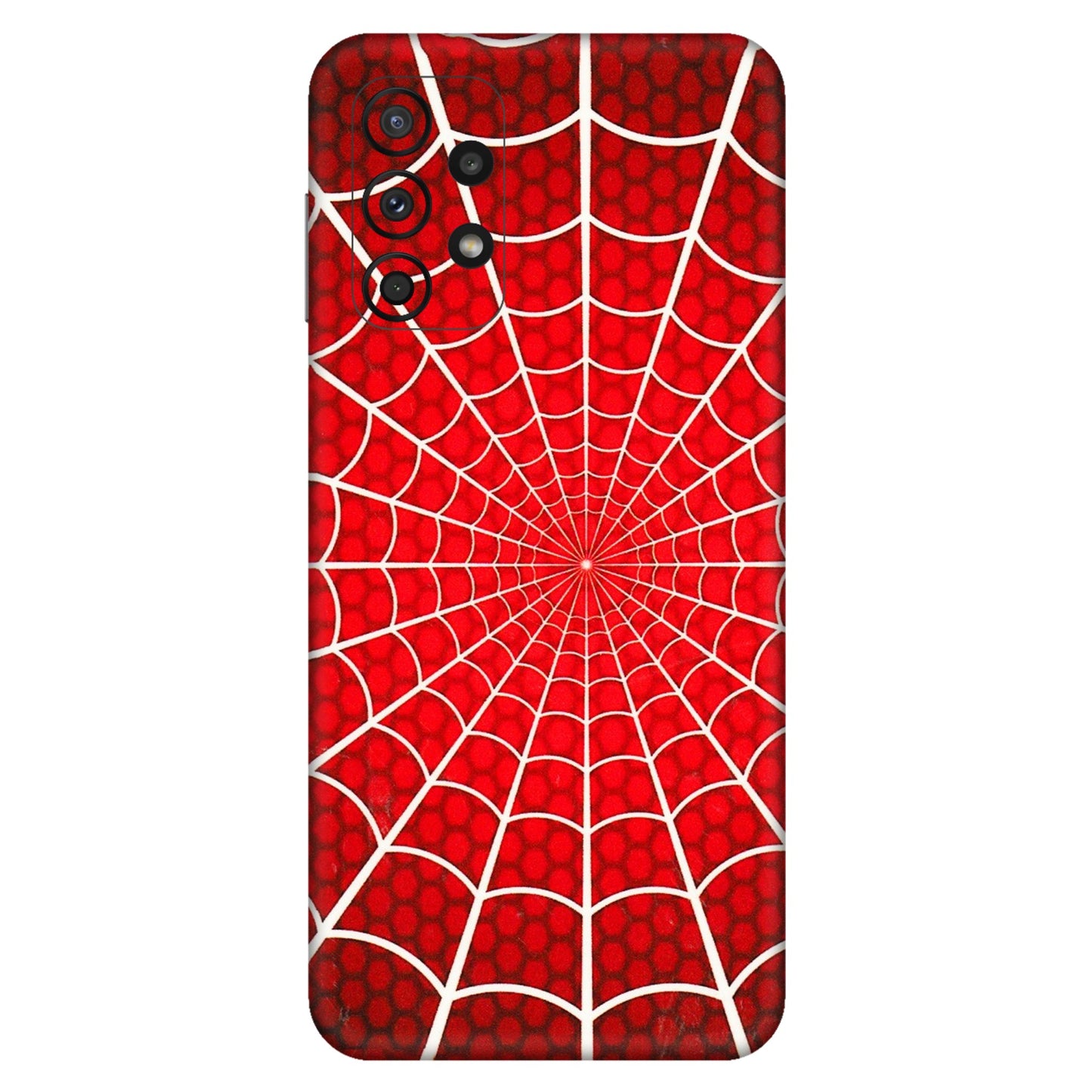 Samsung A/S Series Phone Skins (All Models) - Classic Spidey Web - 3D Embossed Finish (L-115) Samsung Galaxy A23 (5G)