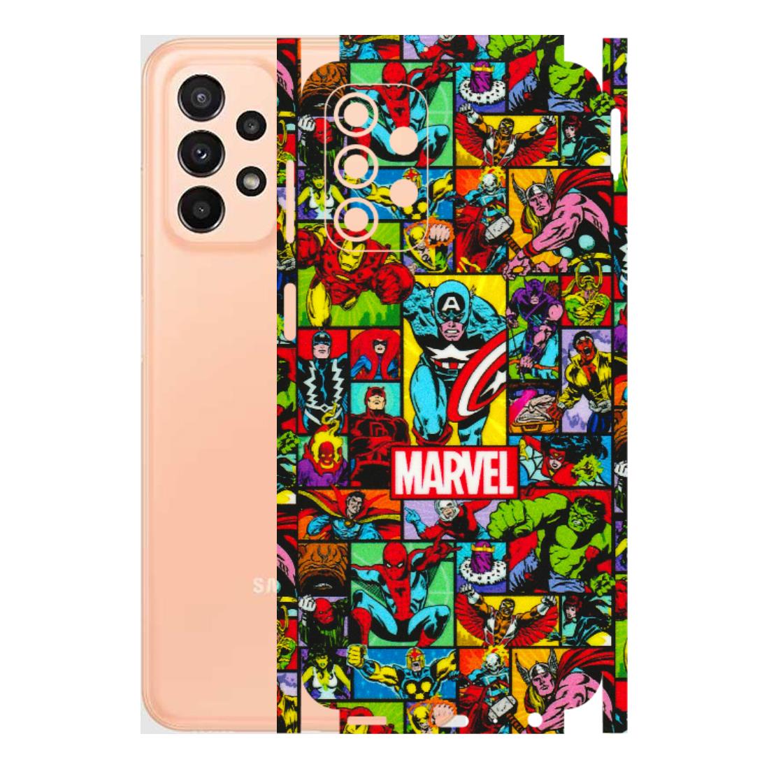 Samsung A/S Series Phone Skins (All Models) - MARVELOUS Comic Characters - 3D Embossed Finish (L-129) Samsung Galaxy A23 (5G)