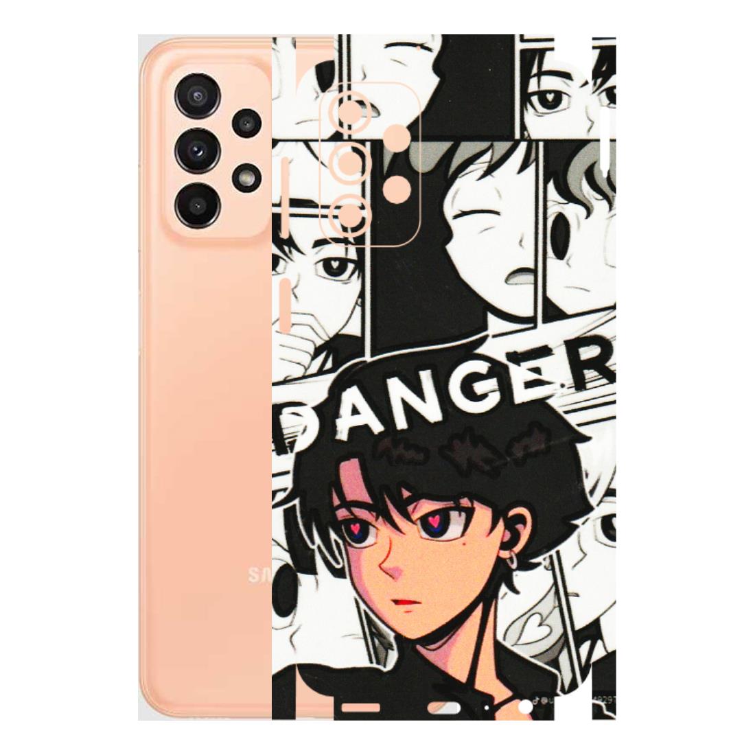Samsung A/S Series Phone Skins (All Models) - Danger Anime - 3D Embossed Finish (L-155) Samsung Galaxy A23 (5G)