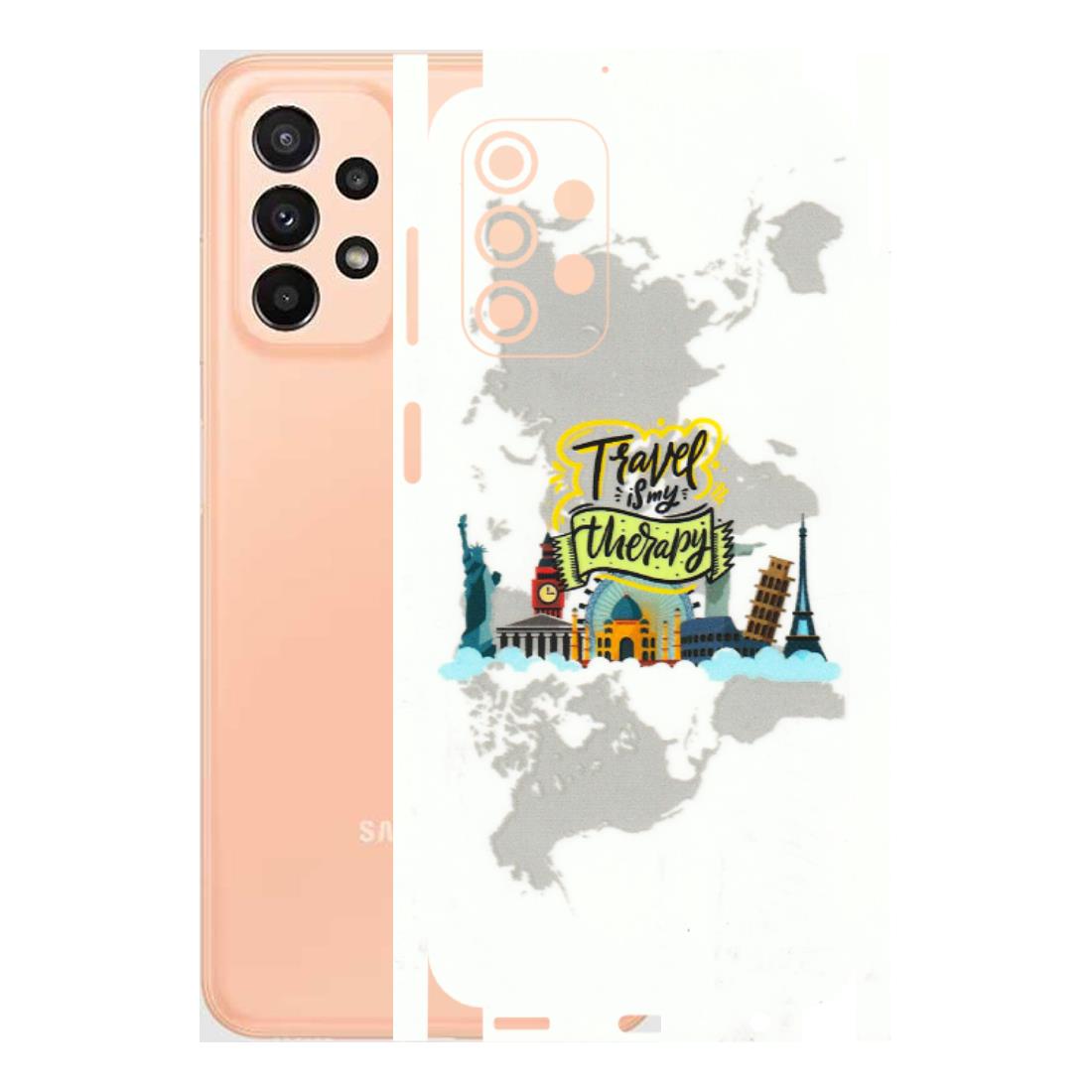 Samsung A/S Series Phone Skins (All Models) - Travel Therapy - 3D Embossed Finish (L-199) Samsung Galaxy A23 (5G)