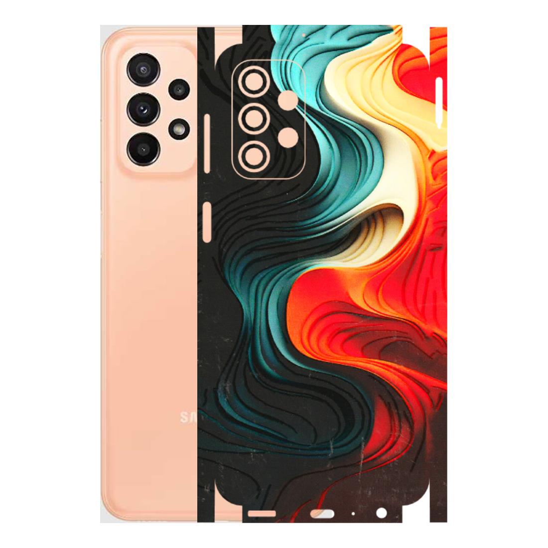 Samsung A/S Series Phone Skins (All Models) - The Silky Swirl - 3D Embossed Finish (L-240) Samsung Galaxy A23 (5G)