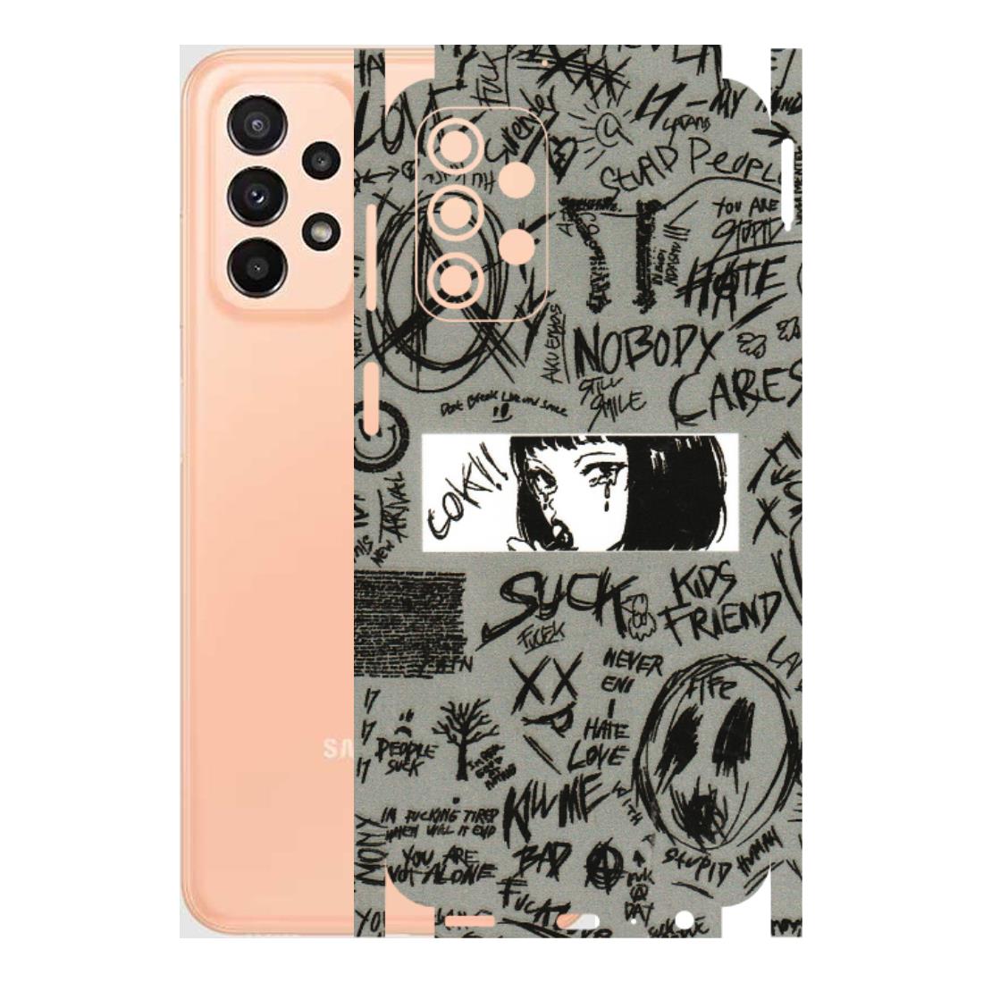 Samsung A/S Series Phone Skins (All Models) - Never Have Love Anime - 3D Embossed Finish (L-260) Samsung Galaxy A23 (5G)