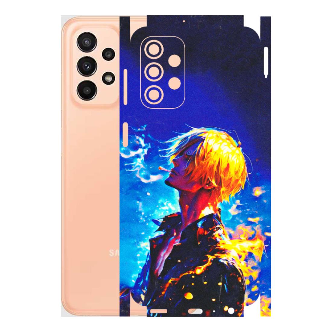 Samsung A/S Series Phone Skins (All Models) - Sanji Vinsmoke One Piece - 3D Embossed Finish (L-319) Samsung Galaxy A23 (5G)