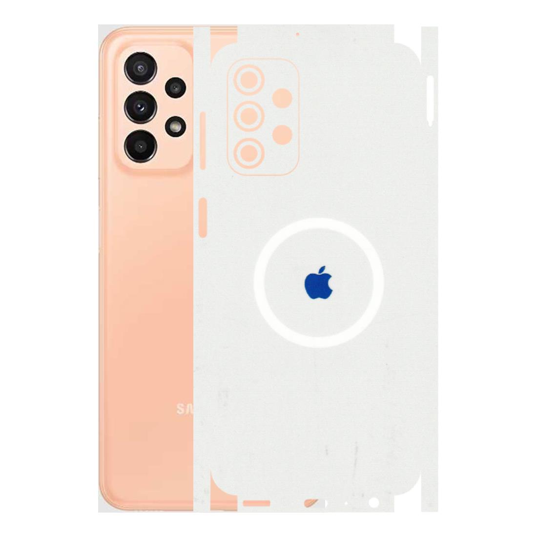 Samsung A/S Series Phone Skins (All Models) - iPhone Magsafe Logo - 3D Embossed Finish (L-320) Samsung Galaxy A23 (5G)