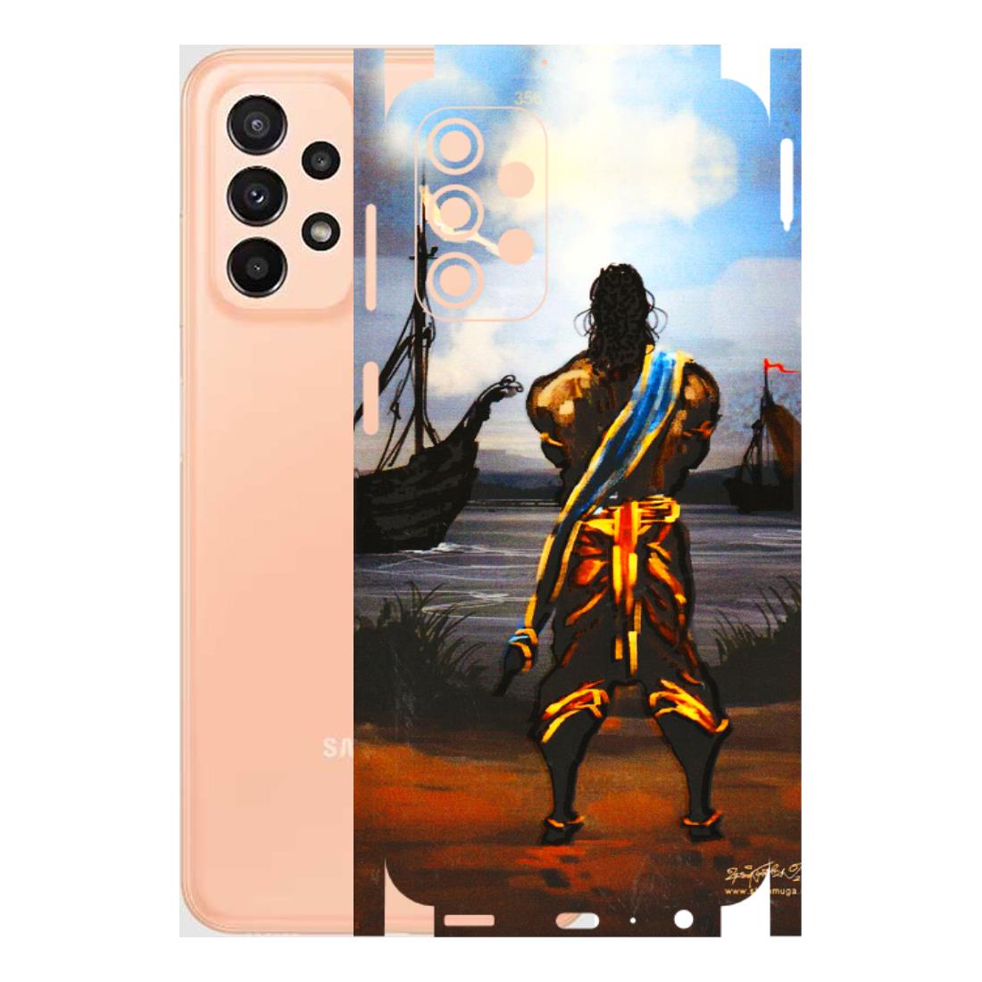 Samsung A/S Series Phone Skins (All Models) - Heavenly God Figure - 3D Embossed Finish (L-34) Samsung Galaxy A23 (5G)