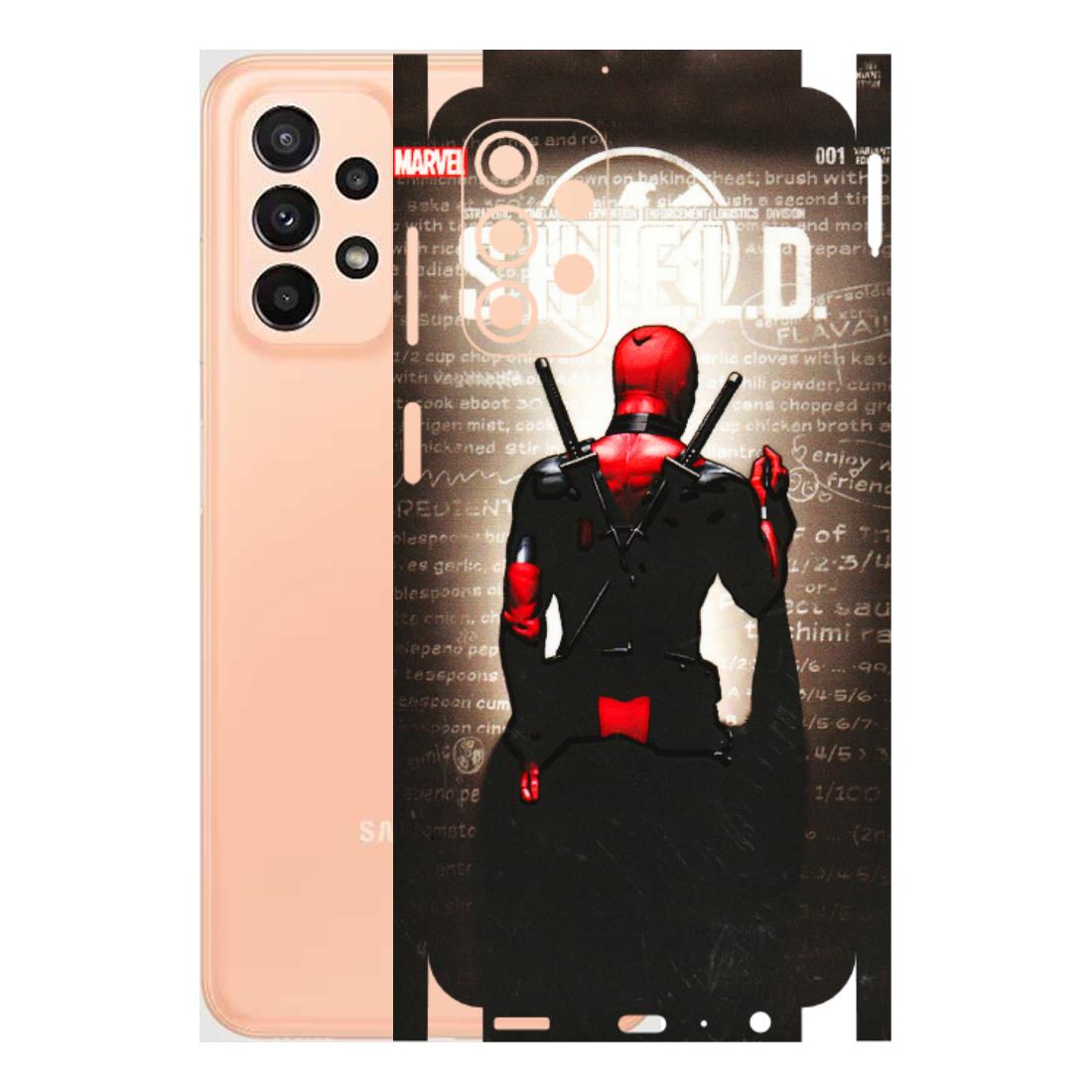 Samsung A/S Series Phone Skins (All Models) - Deadpool - 3D Embossed Finish (L-56) Samsung Galaxy A23 (5G)