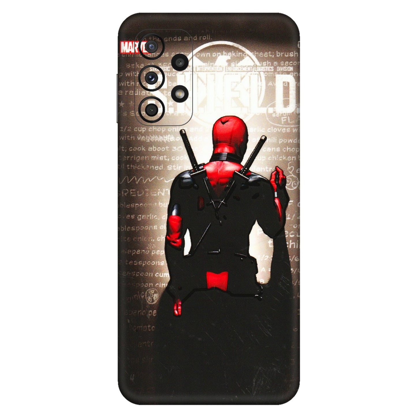 Samsung A/S Series Phone Skins (All Models) - Deadpool - 3D Embossed Finish (L-56) Samsung Galaxy A23 (5G)