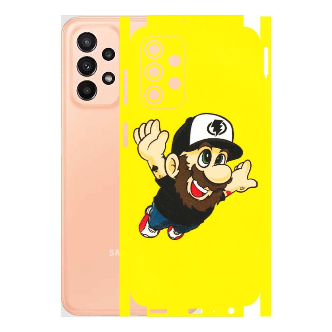 Samsung A/S Series Phone Skins (All Models) - Flying Beardo - 3D Embossed Finish (L-60) Samsung Galaxy A23 (5G)