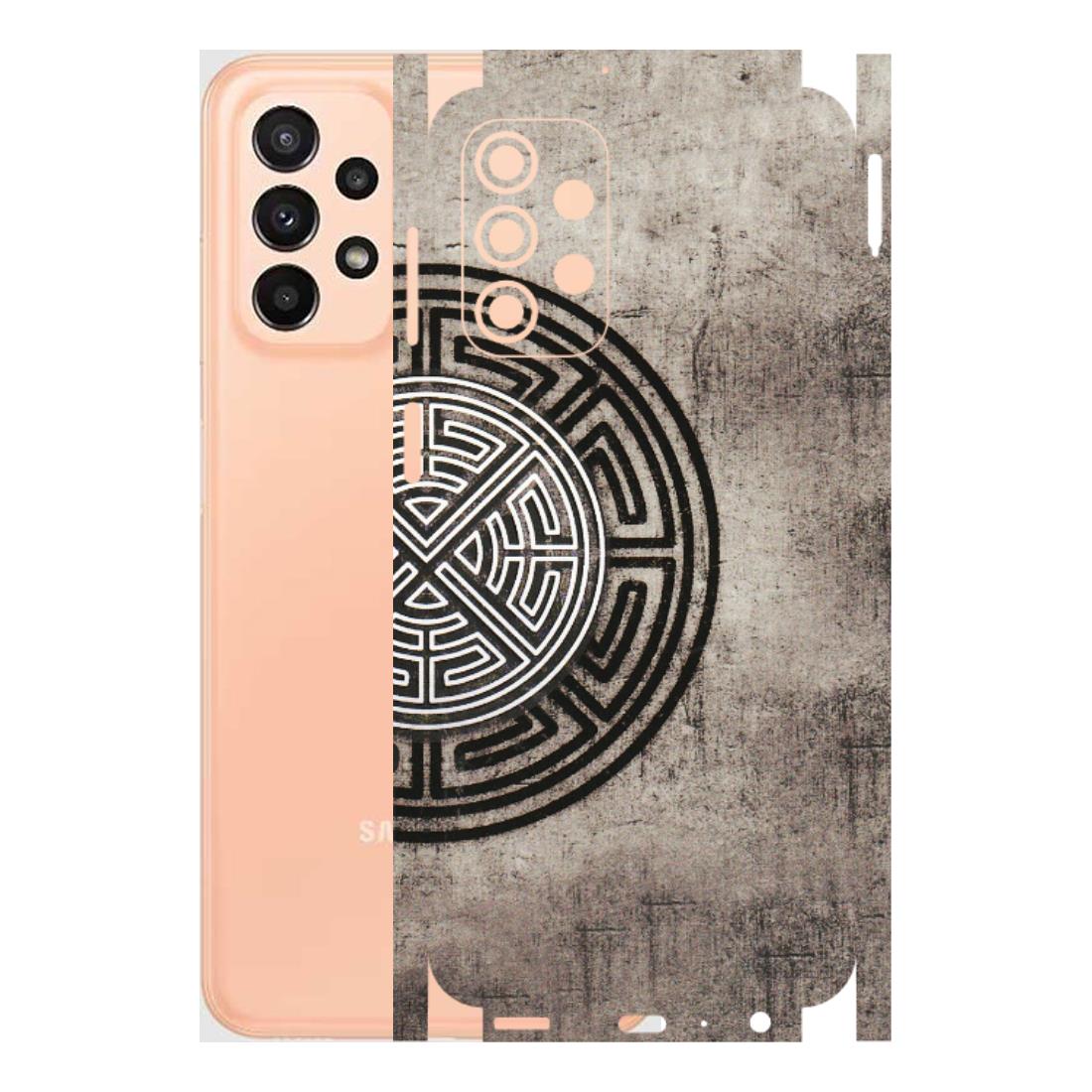 Samsung A/S Series Phone Skins (All Models) - Mysterious Circular Design - 3D Embossed Finish (L-63) Samsung Galaxy A23 (5G)