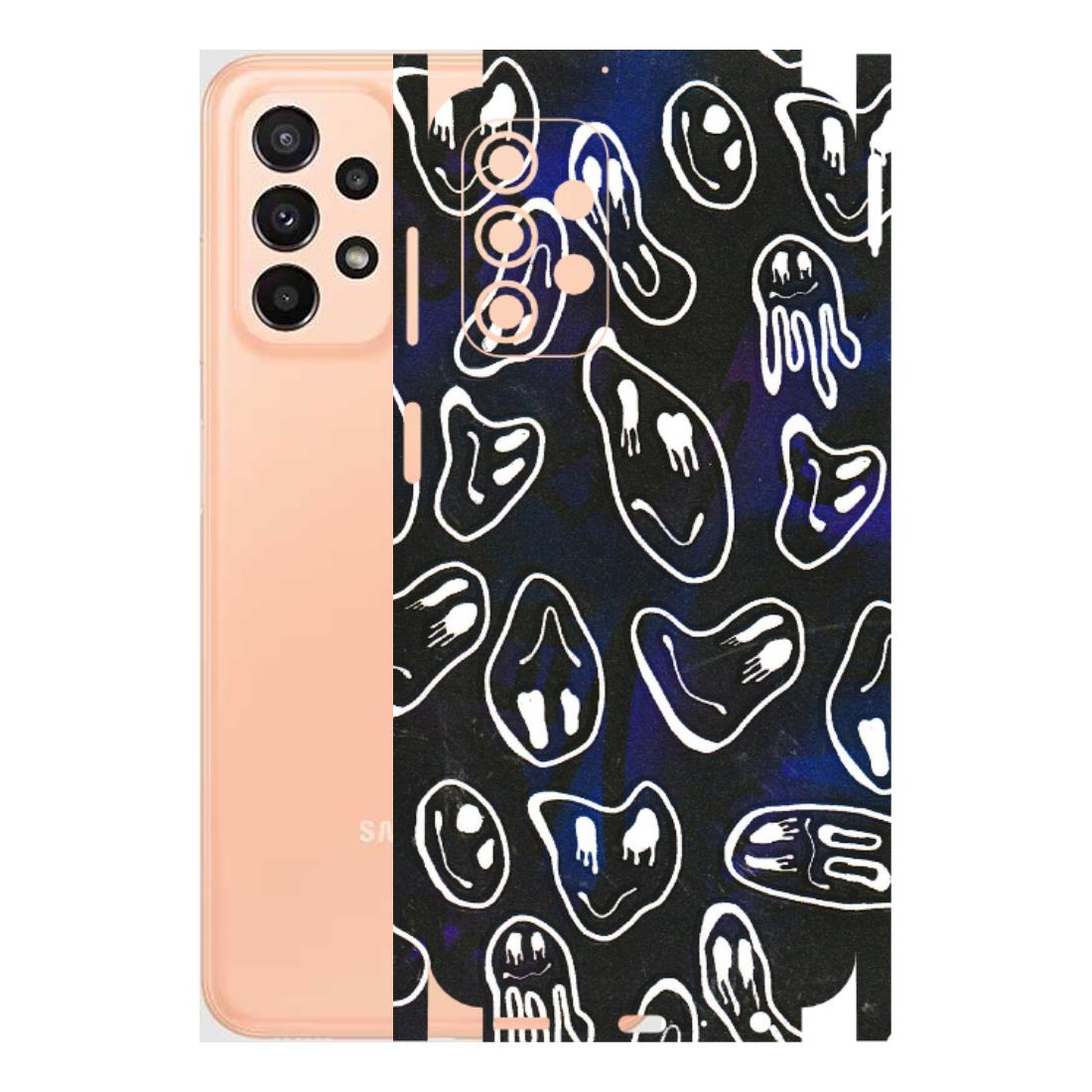 Samsung A/S Series Phone Skins (All Models) - Distorted Smileys - 3D Embossed Finish (L-92) Samsung Galaxy A23 (5G)