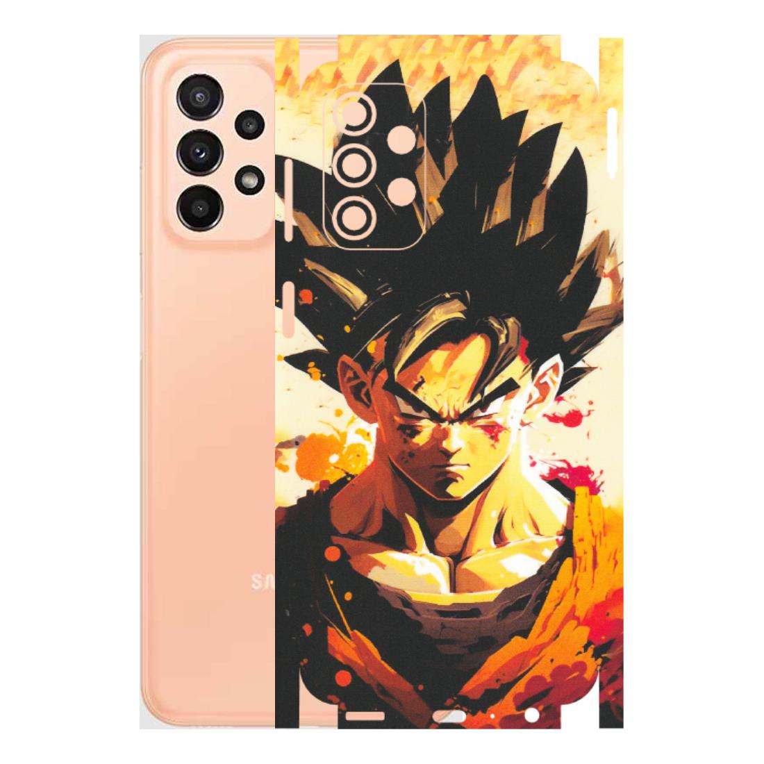 Samsung A/S Series Phone Skins (All Models) - Angry Goku - Matte Finish (M-12) Samsung Galaxy A23 (5G)