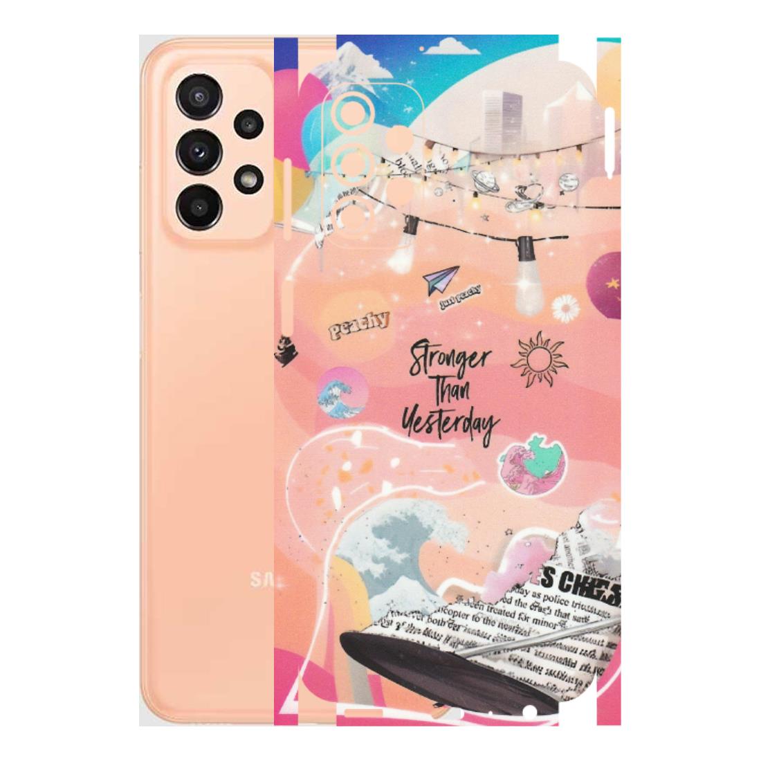 Samsung A/S Series Phone Skins (All Models) - Stronger Then Yesterday - Matte Finish (M-128) Samsung Galaxy A23 (5G)