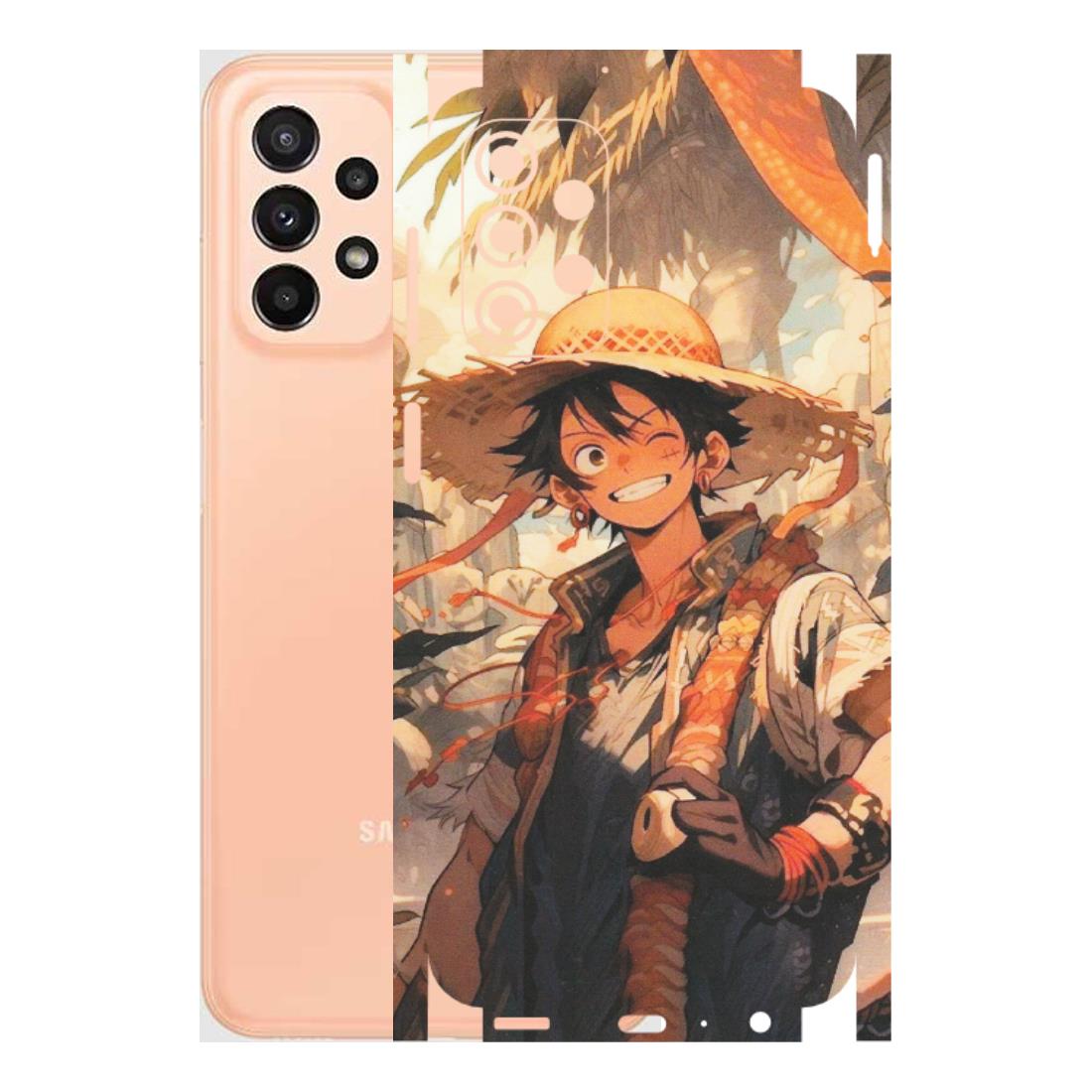 Samsung A/S Series Phone Skins (All Models) - Anime Character Smile - Matte Finish (M-33) Samsung Galaxy A23 (5G)
