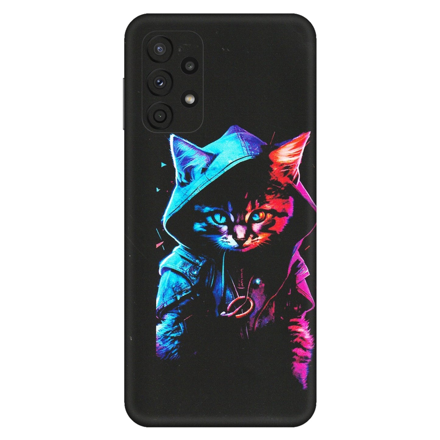 Samsung A/S Series Phone Skins (All Models) - Cyberpunk Cat - Matte Finish (M-45) Samsung Galaxy A23 (5G)