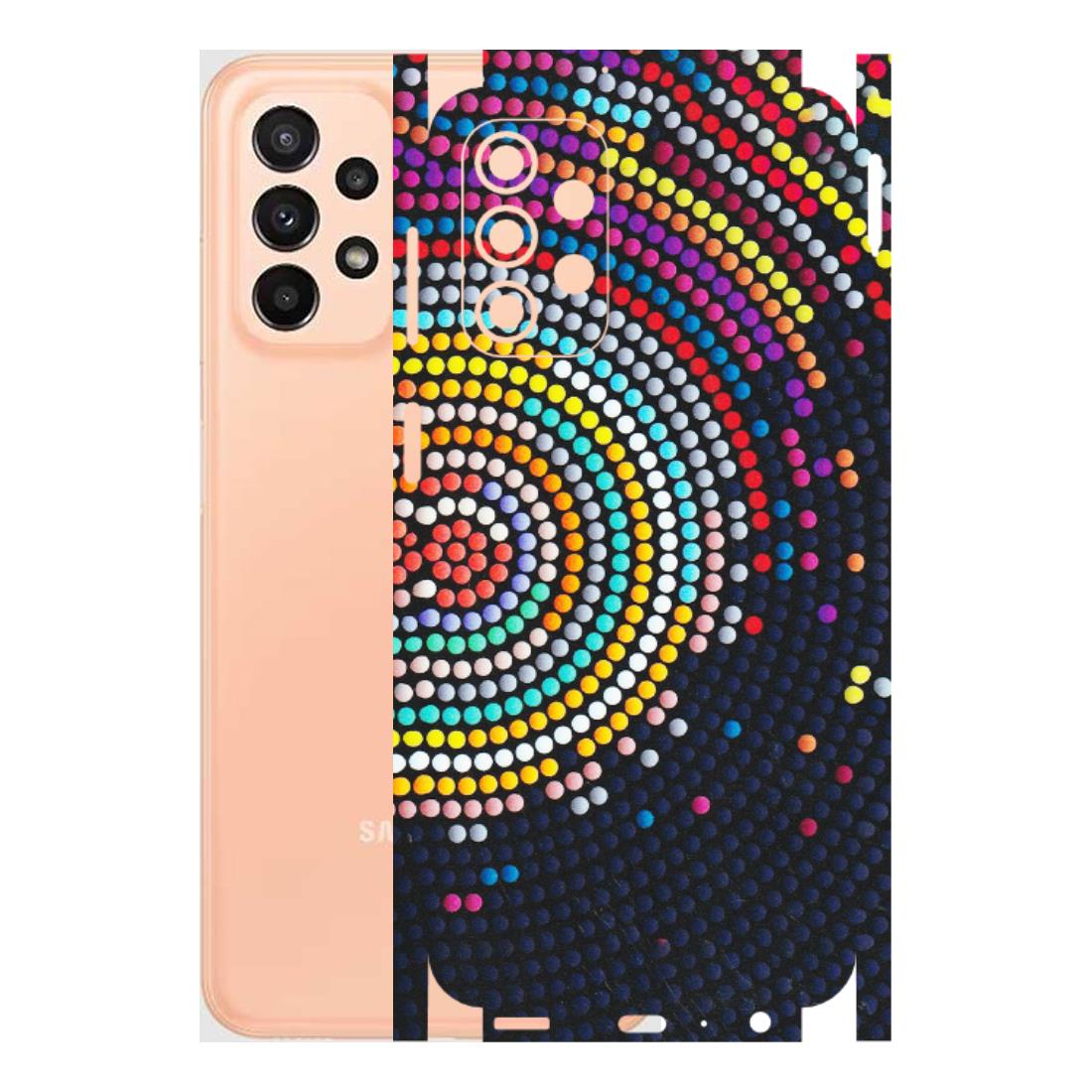 Samsung A/S Series Phone Skins (All Models) - Rainbow Dot Mandala - Matte Finish (M-97) Samsung Galaxy A23 (5G)