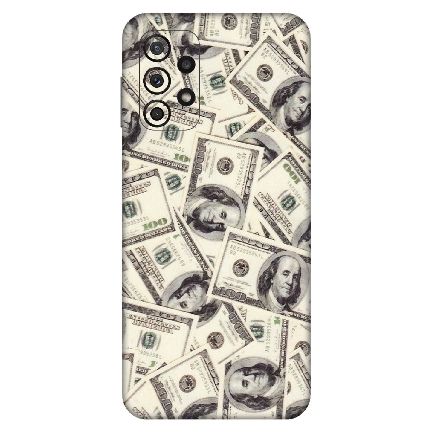 Samsung A/S Series Phone Skins (All Models) - Dollar Lover - Transparent Finish (T-17) Samsung Galaxy A23 (5G)