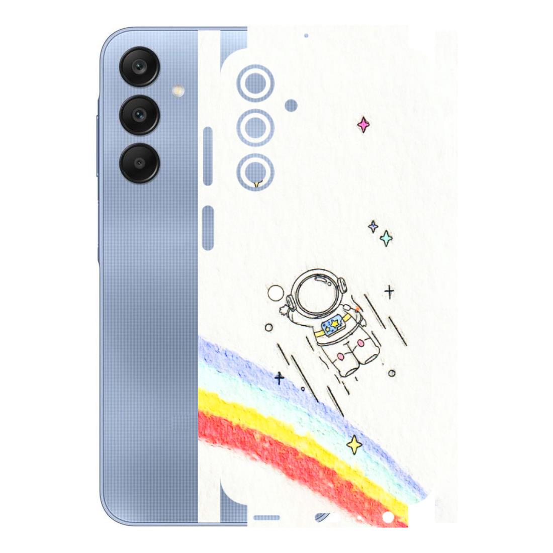 Samsung A/S Series Phone Skins (All Models) - Milkyway Astronaut - 3D Embossed Finish (L-110) Samsung Galaxy A25 (5G)