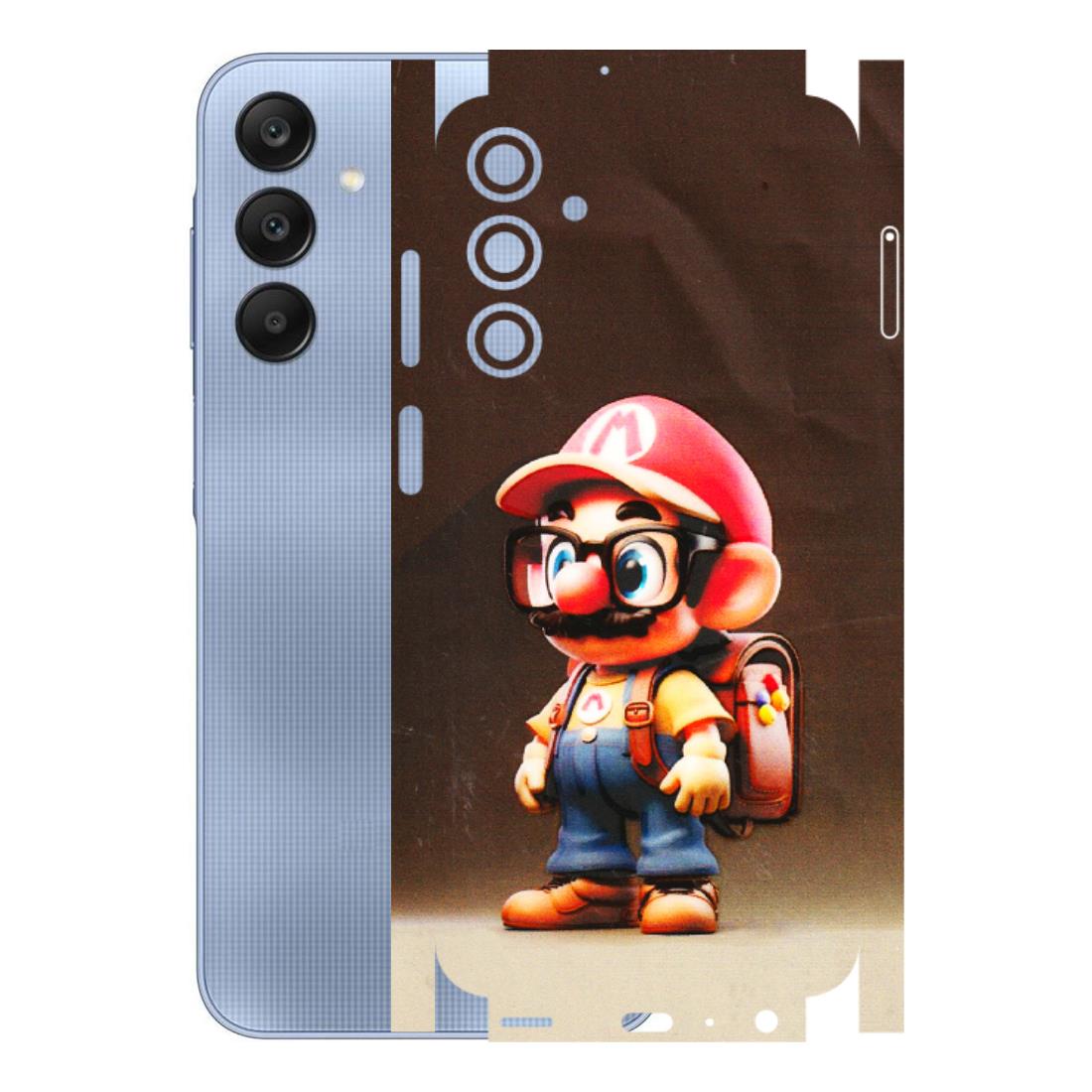 Samsung A/S Series Phone Skins (All Models) - Little Mario - 3D Embossed Finish (L-119) Samsung Galaxy A25 (5G)