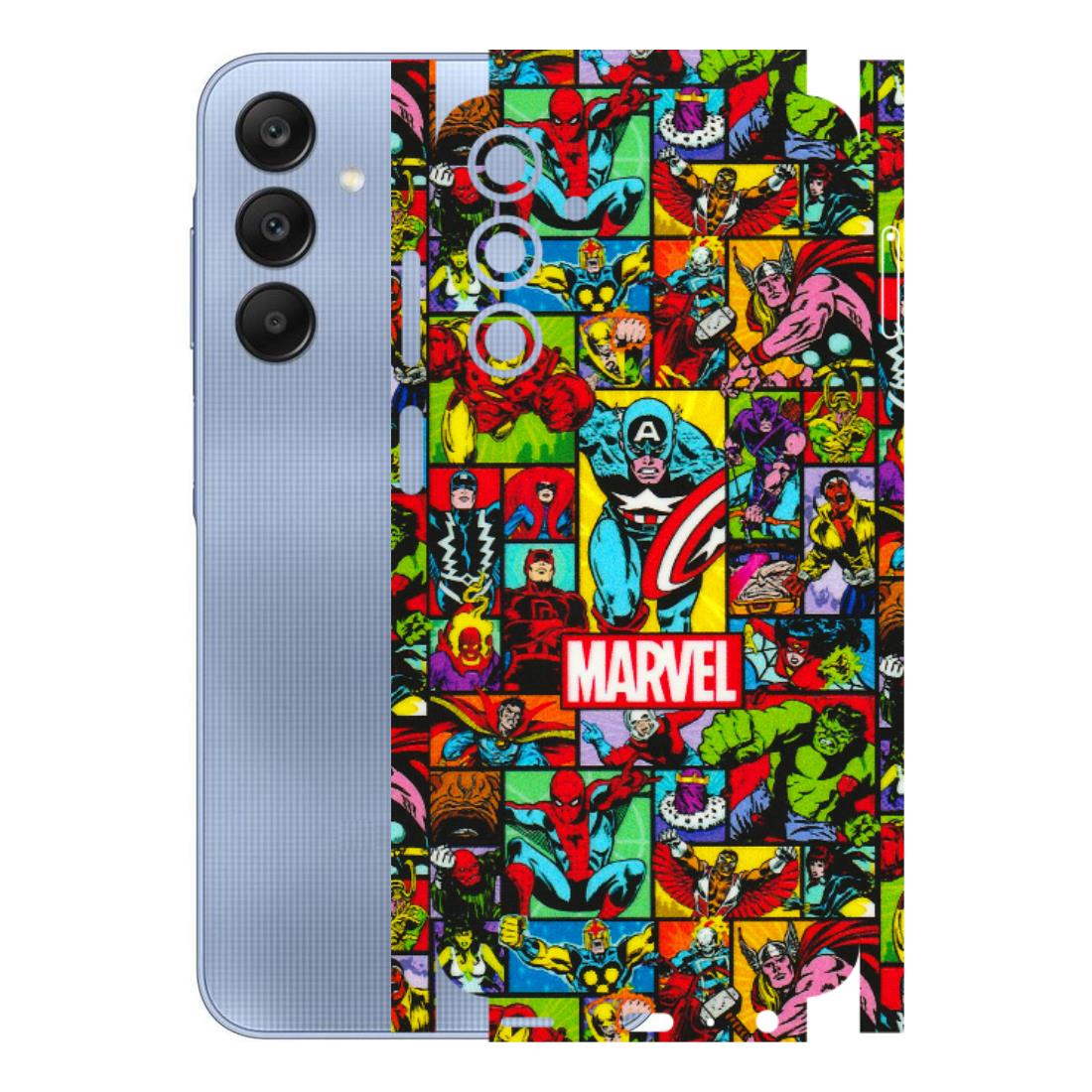 Samsung A/S Series Phone Skins (All Models) - MARVELOUS Comic Characters - 3D Embossed Finish (L-129) Samsung Galaxy A25 (5G)