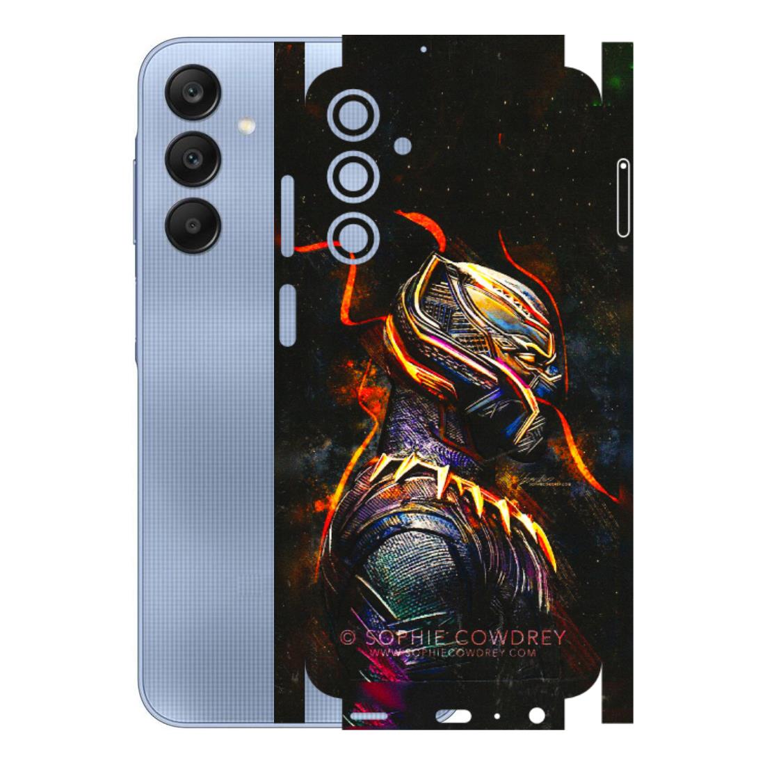 Samsung A/S Series Phone Skins (All Models) - Black Panther - 3D Embossed Finish (L-190) Samsung Galaxy A25 (5G)