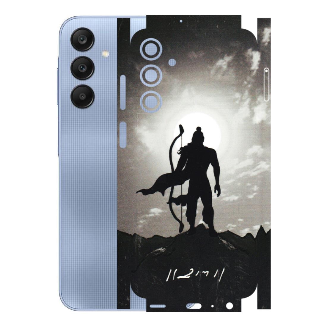 Samsung A/S Series Phone Skins (All Models) - Jai Siya Ram - 3D Embossed Finish (L-200) Samsung Galaxy A25 (5G)