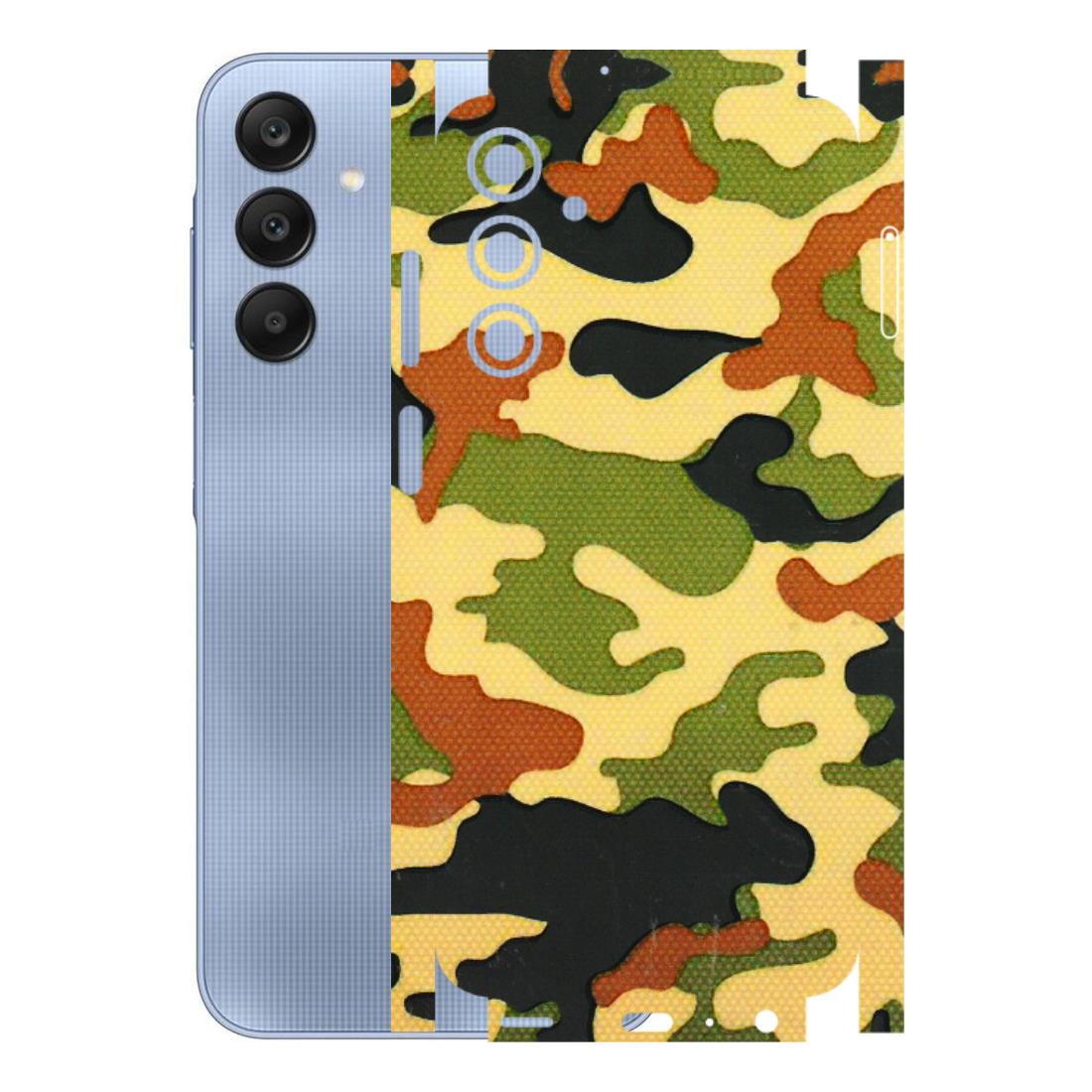 Samsung A/S Series Phone Skins (All Models) - Indian Military - 3D Embossed Finish (L-234) Samsung Galaxy A25 (5G)
