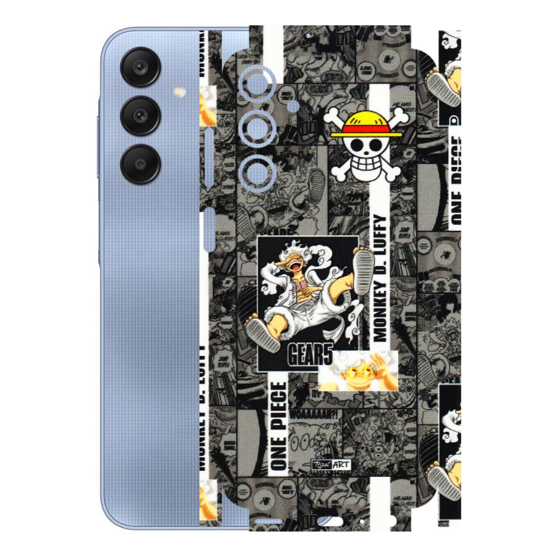 Samsung A/S Series Phone Skins (All Models) - Cuffy Anime MonkeyCamic - 3D Embossed Finish (L-242) Samsung Galaxy A25 (5G)