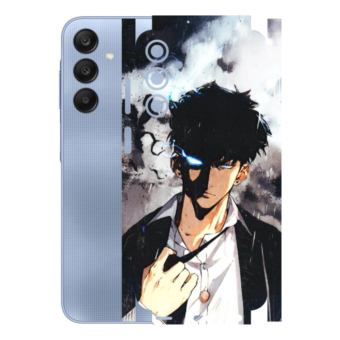 Samsung A/S Series Phone Skins (All Models) - Sung Jinwoo Manhwa Anime - 3D Embossed Finish (L-328) Samsung Galaxy A25 (5G)