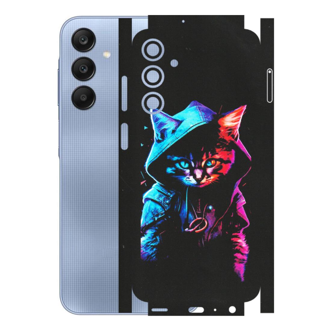 Samsung A/S Series Phone Skins (All Models) - Cyberpunk Cat - Matte Finish (M-45) Samsung Galaxy A25 (5G)