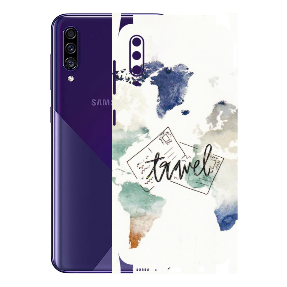Samsung A/S Series Phone Skins (All Models) - Travel The World - 3D Embossed Finish (L-232) Samsung Galaxy A30s