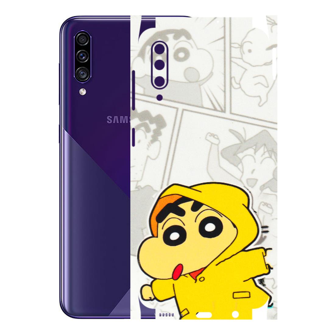 Samsung A/S Series Phone Skins (All Models) - Yellow Shinchan Comic - 3D Embossed Finish (L-246) Samsung Galaxy A30s