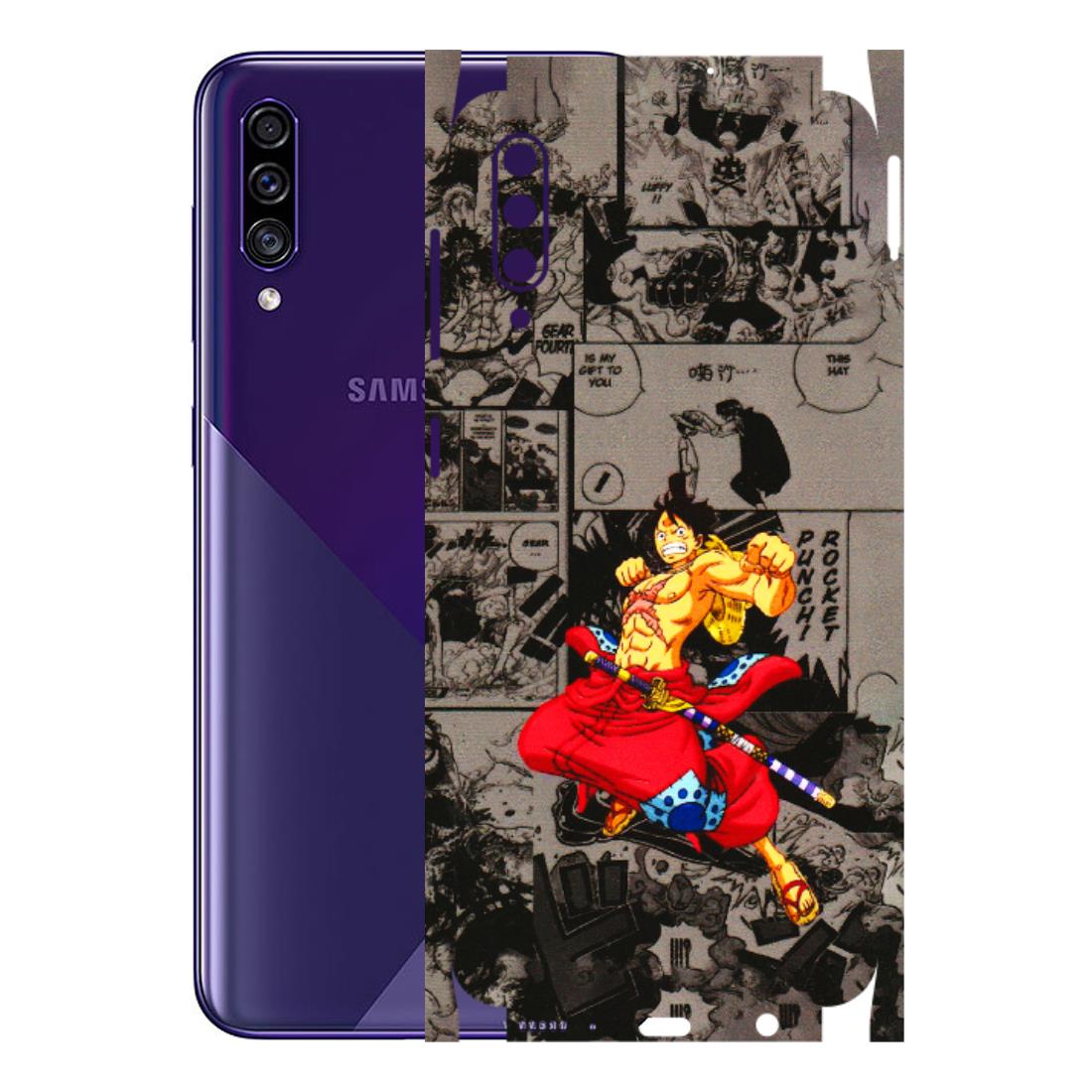 Samsung A/S Series Phone Skins (All Models) - One Piece Rocket Punch Manga - 3D Embossed Finish (L-25) Samsung Galaxy A30s