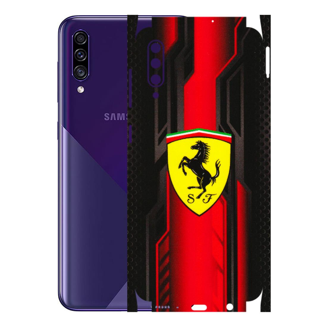 Samsung A/S Series Phone Skins (All Models) - Black Ferrari Logo - 3D Embossed Finish (L-253) Samsung Galaxy A30s