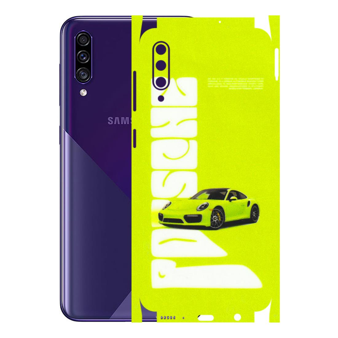 Samsung A/S Series Phone Skins (All Models) - Lime Green Porche - 3D Embossed Finish (L-30) Samsung Galaxy A30s