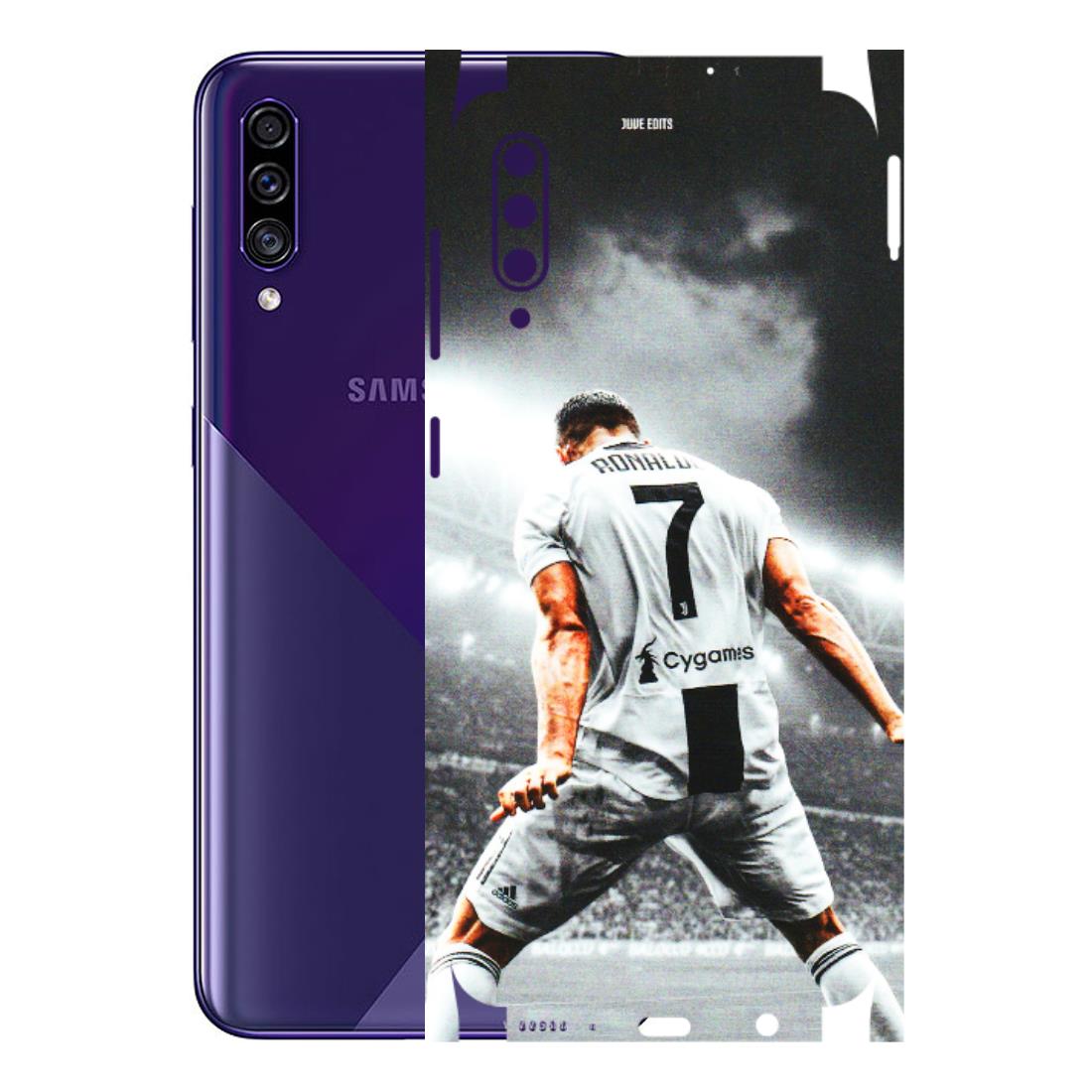 Samsung A/S Series Phone Skins (All Models) - Ronaldo CR7 Crazy - 3D Embossed Finish (L-44) Samsung Galaxy A30s