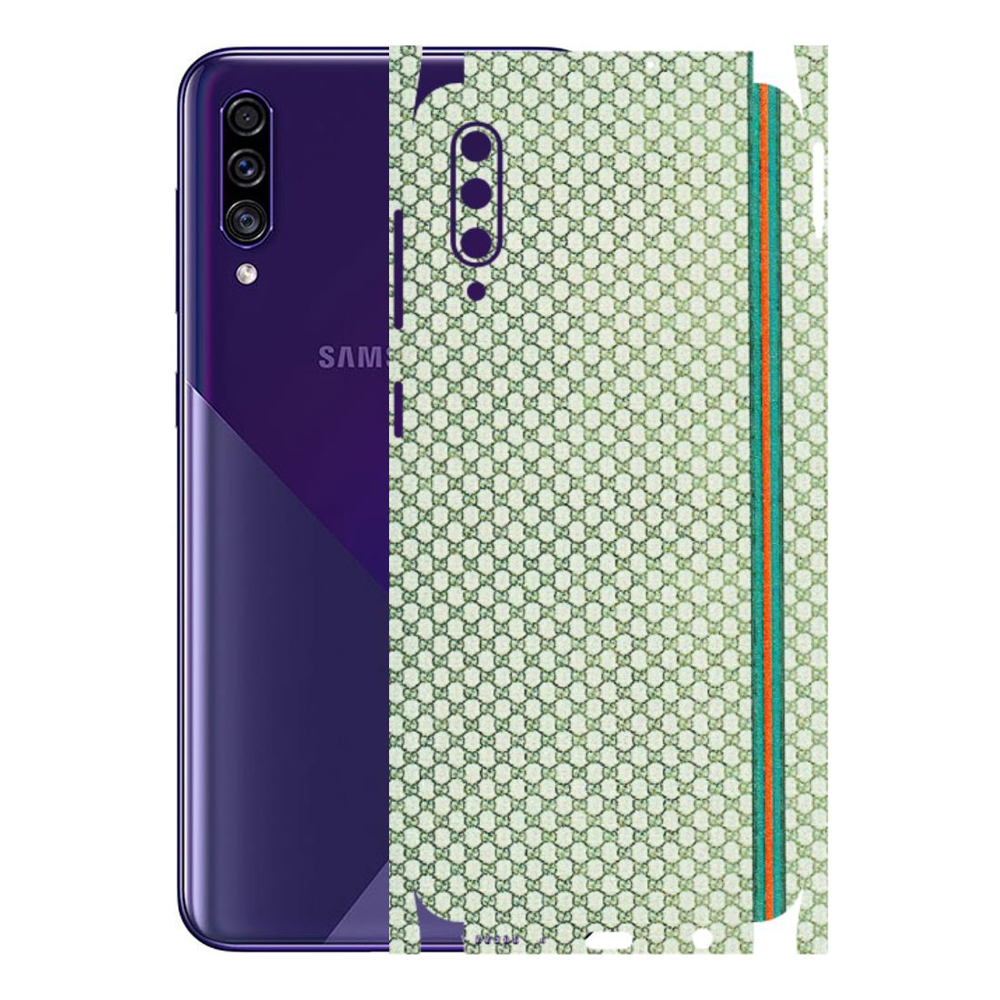 Samsung A/S Series Phone Skins (All Models) - Gucci Fabric Pattern - 3D Embossed Finish (L-73) Samsung Galaxy A30s