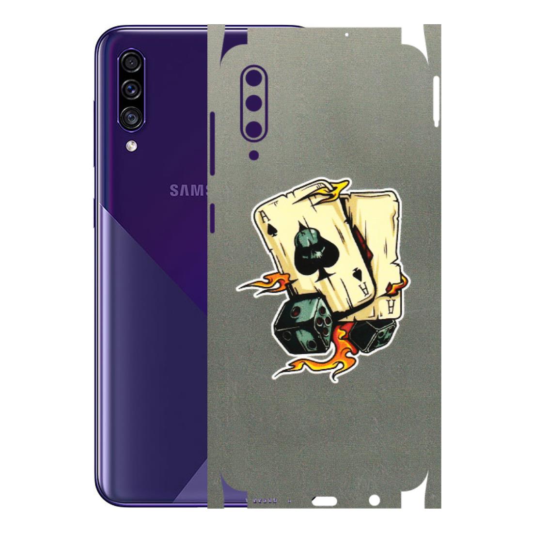 Samsung A/S Series Phone Skins (All Models) - Grey Cards Of Ace - 3D Embossed Finish (L-77) Samsung Galaxy A30s
