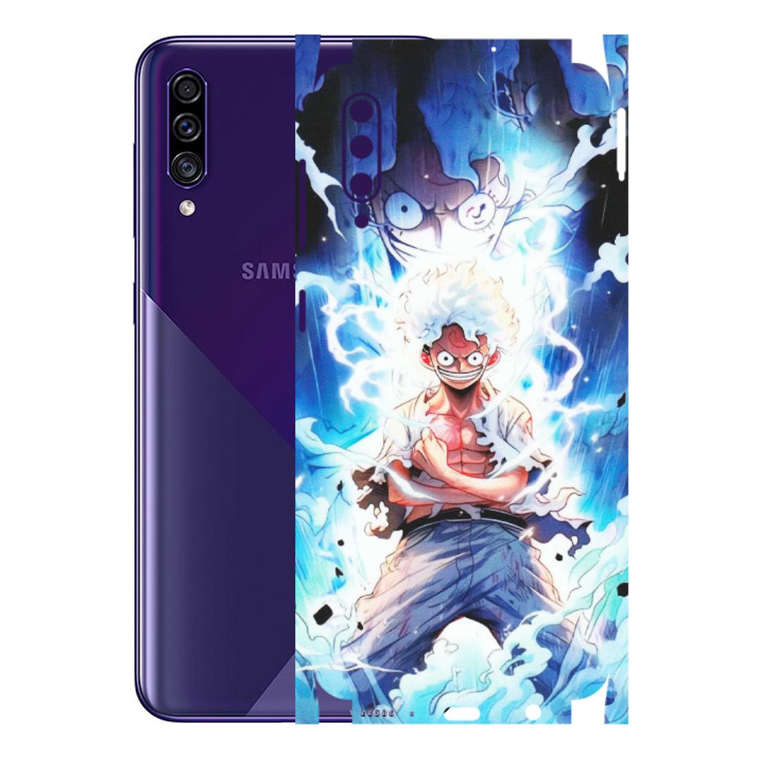 Samsung A/S Series Phone Skins (All Models) - Blue Thunder Luffy Anime - Matte Finish (M-132) Samsung Galaxy A30s