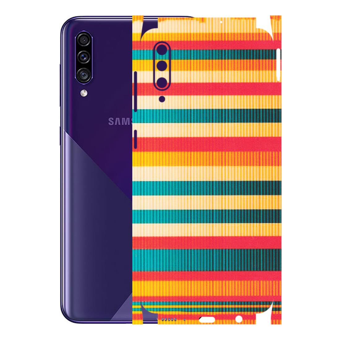 Samsung A/S Series Phone Skins (All Models) - Colourful Stripes Soothing Effect - Matte Finish (M-86) Samsung Galaxy A30s