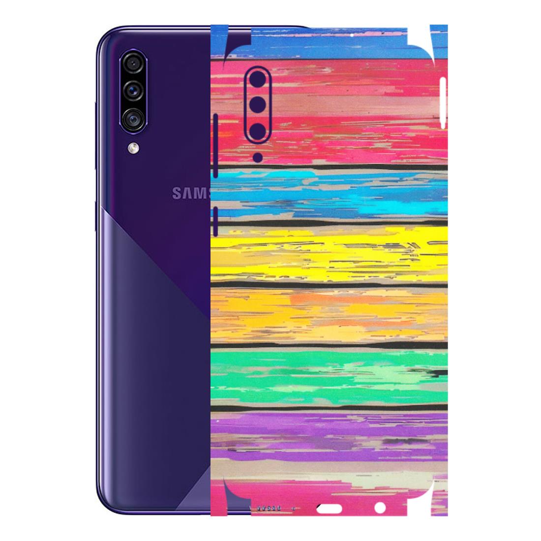 Samsung A/S Series Phone Skins (All Models) - Multi Colour Wooden Wall - Matte Finish (M-96) Samsung Galaxy A30s
