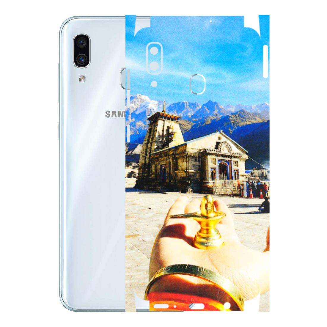Samsung A/S Series Phone Skins (All Models) - Beauty of Kedarnath - 3D Embossed Finish (L-108) Samsung Galaxy A30