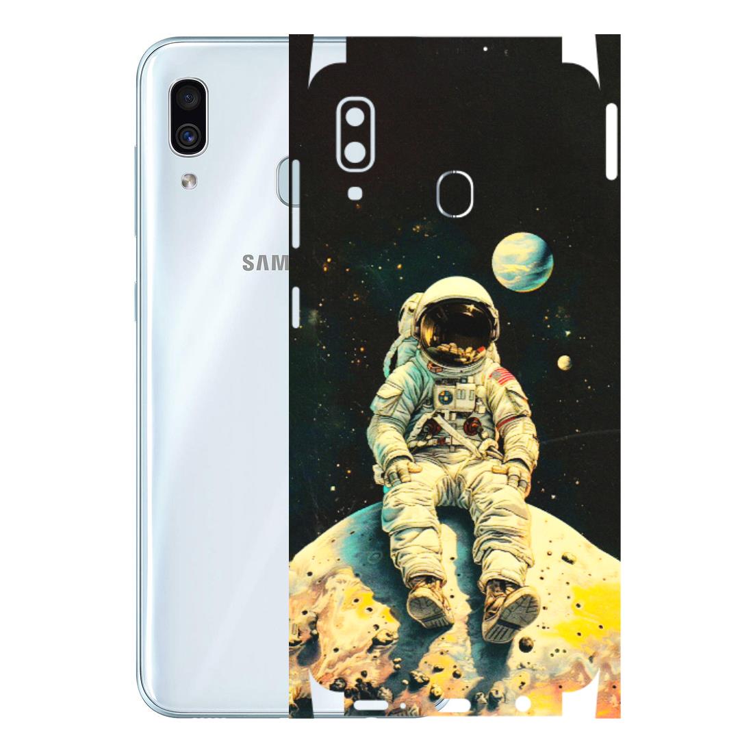Samsung A/S Series Phone Skins (All Models) - Astronaut in Space - 3D Embossed Finish (L-16) Samsung Galaxy A30