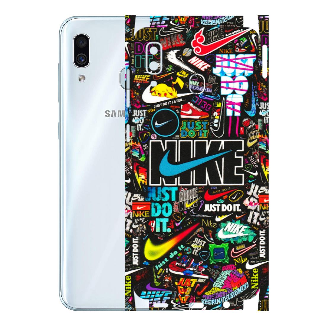 Samsung A/S Series Phone Skins (All Models) - Just Do It Doodles - 3D Embossed Finish (L-166) Samsung Galaxy A30